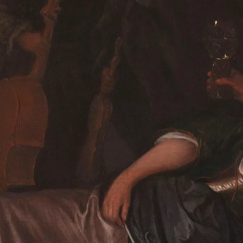 The Drunken Couple Jan Steen