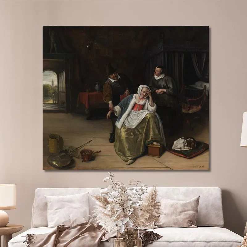 The Lovesick Maiden Jan Steen