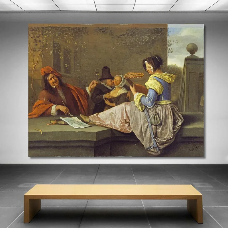 Il Suonatore Di Liuto Jan Steen
