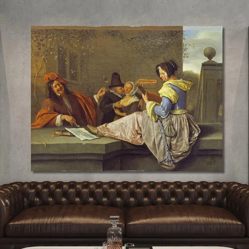 Il Suonatore Di Liuto Jan Steen