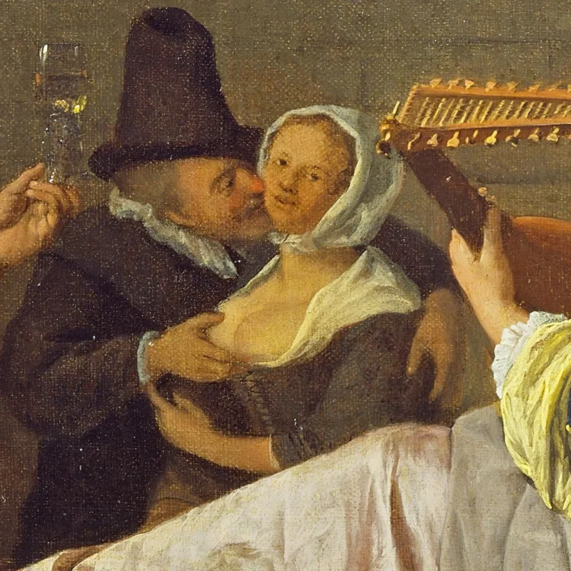 Il Suonatore Di Liuto Jan Steen