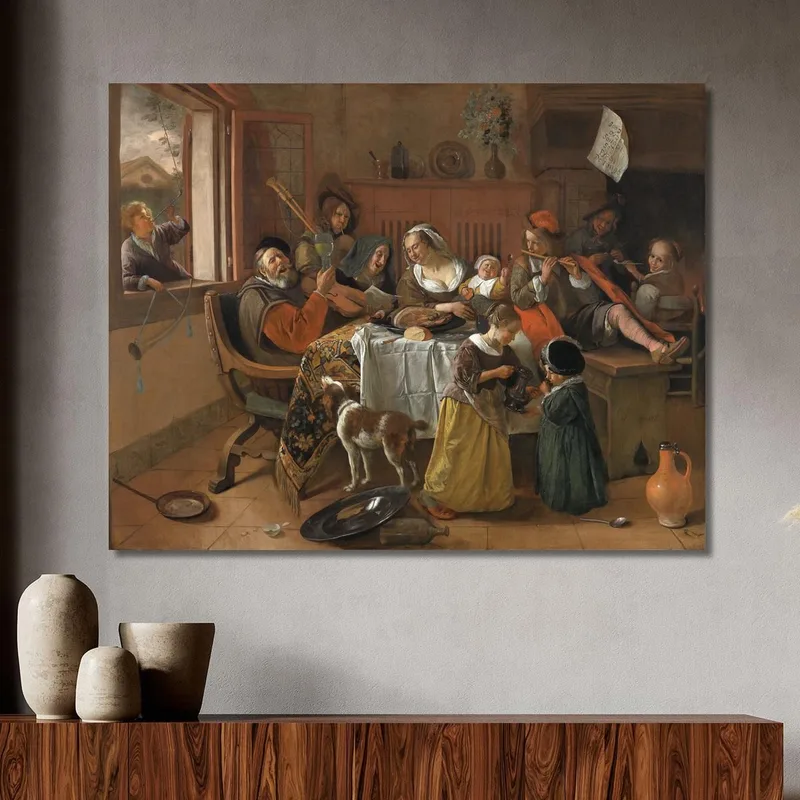 Die Fröhliche Familie Jan Steen