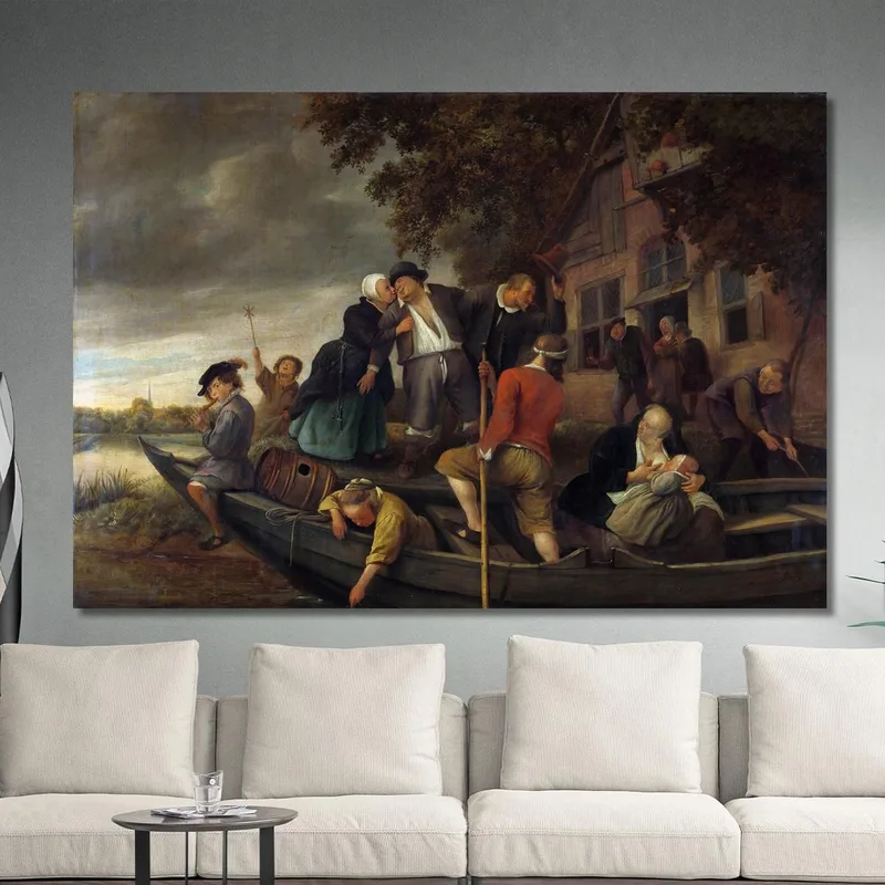 The Merry Homecoming 2 Jan Steen