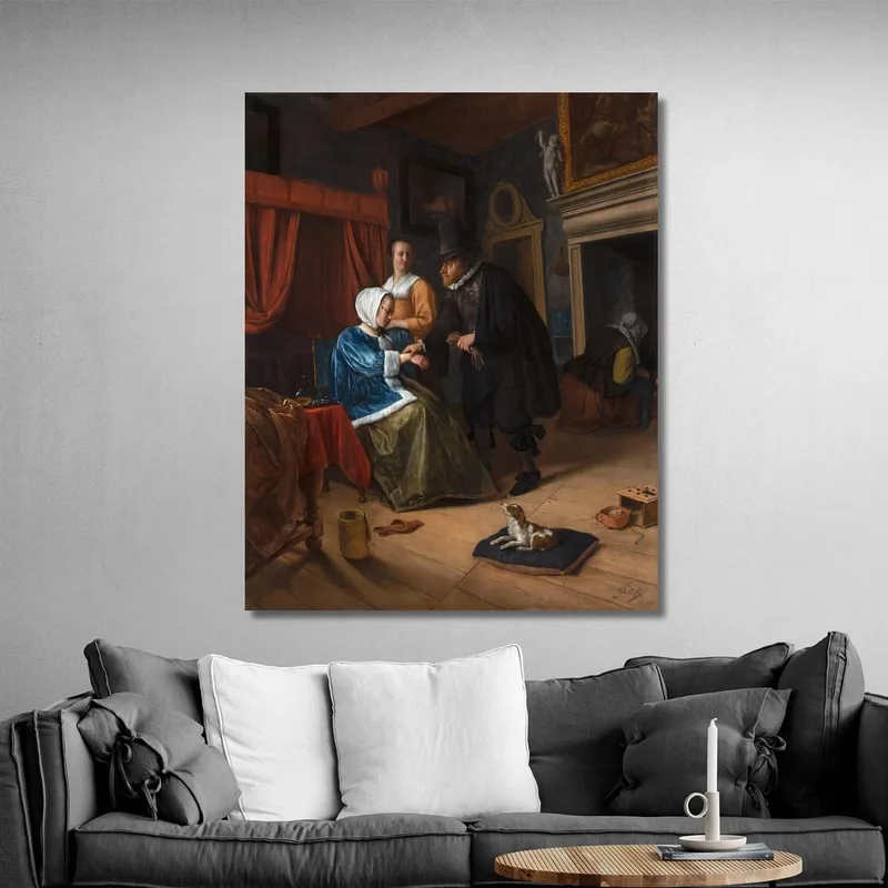 La Ragazza Malata Jan Steen