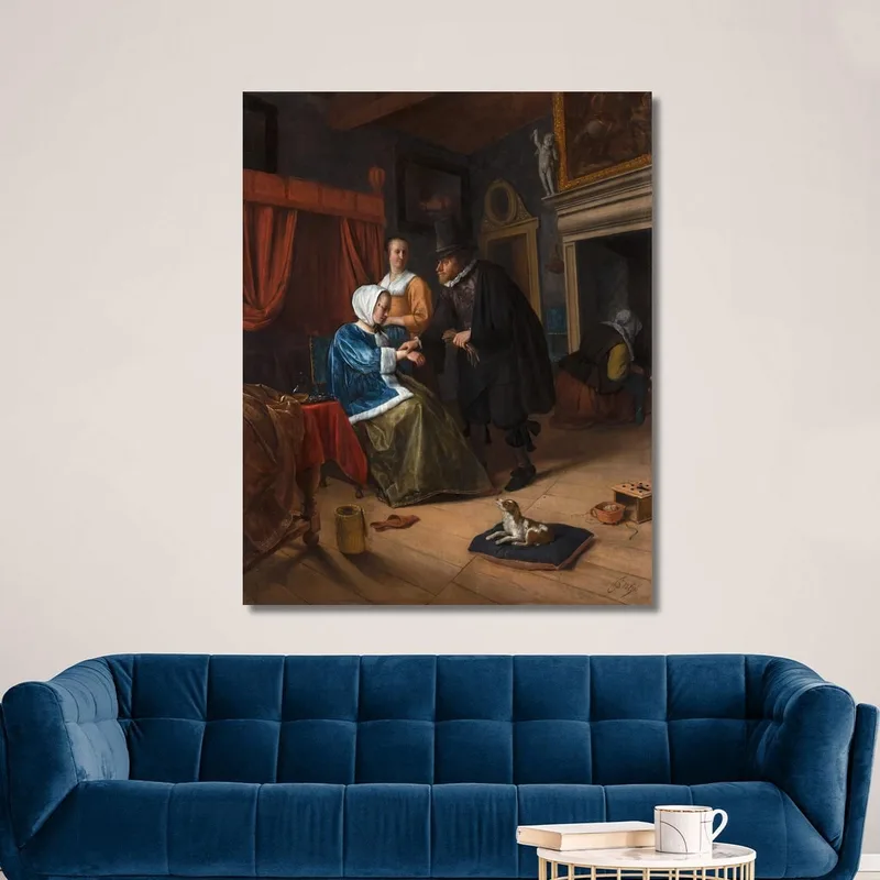 La Ragazza Malata Jan Steen