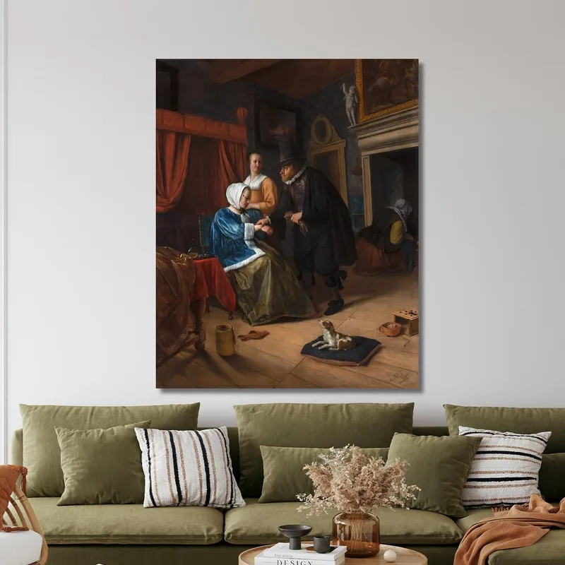 La Ragazza Malata Jan Steen