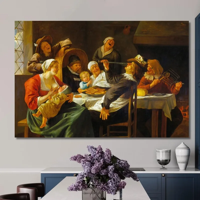 Das Dreikönigsfest Jan Steen