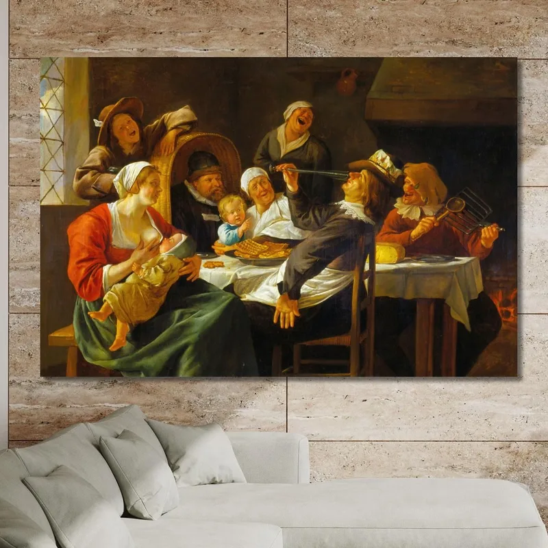 Das Dreikönigsfest Jan Steen