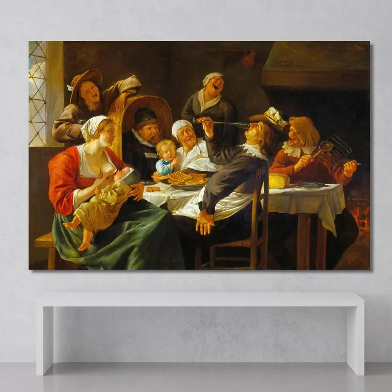 Das Dreikönigsfest Jan Steen
