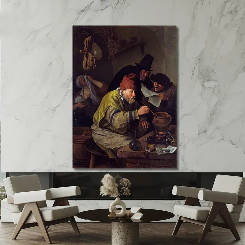 L'Alchimista Del Villaggio Jan Steen