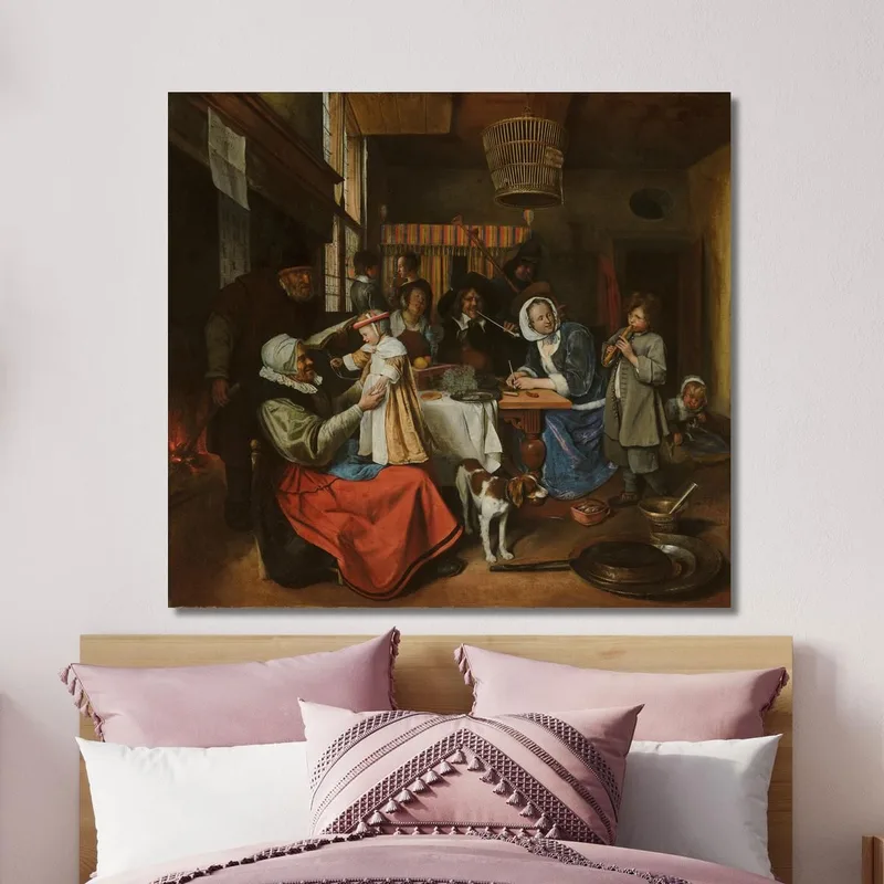 Wie Die Alten Sungen So Zwitschern Die Jungen Jan Steen