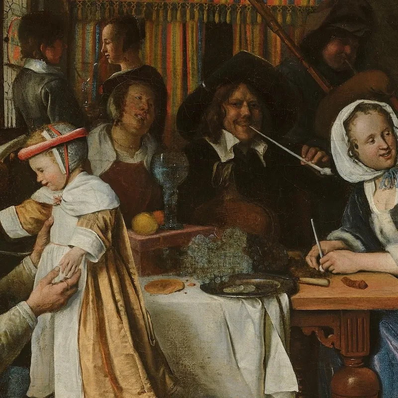 Wie Die Alten Sungen So Zwitschern Die Jungen Jan Steen