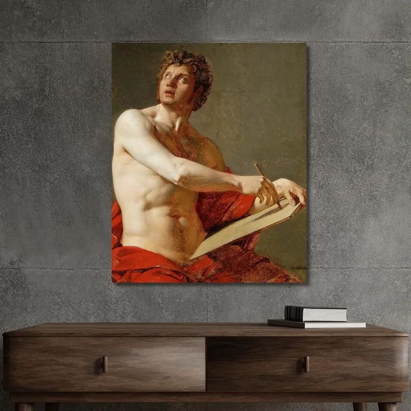 Academic Study Of A Nude Man Jean Auguste Dominique Ingres