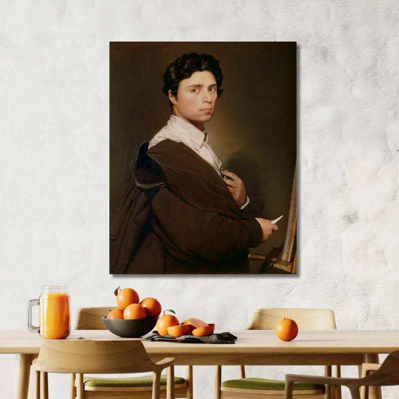 Autoritratto A Ventiquattro Anni Jean Auguste Dominique Ingres