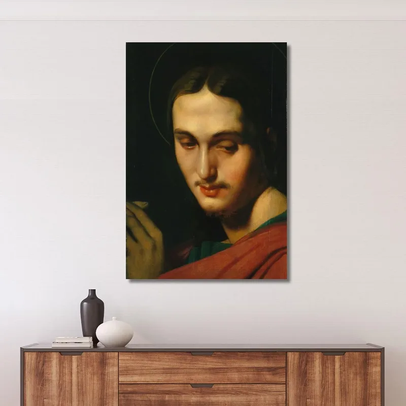 Head Of Saint John The Evangelist Jean Auguste Dominique Ingres