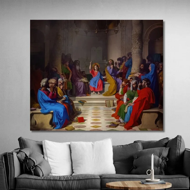 Jesus Among The Doctors Jean Auguste Dominique Ingres