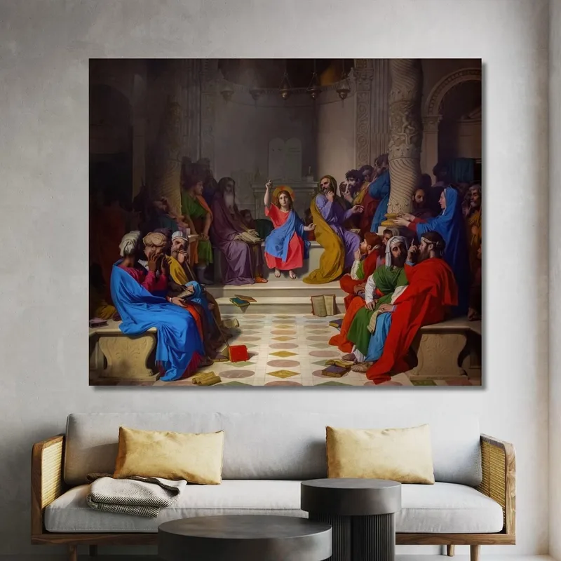 Jesus Among The Doctors Jean Auguste Dominique Ingres