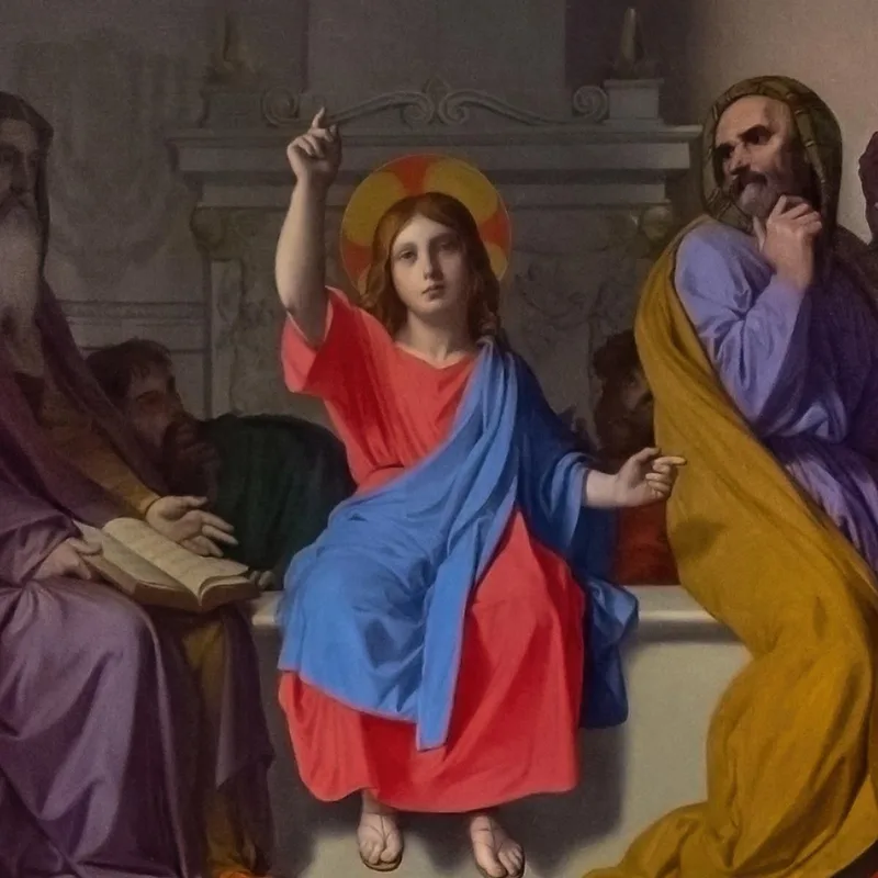 Jesus Among The Doctors Jean Auguste Dominique Ingres