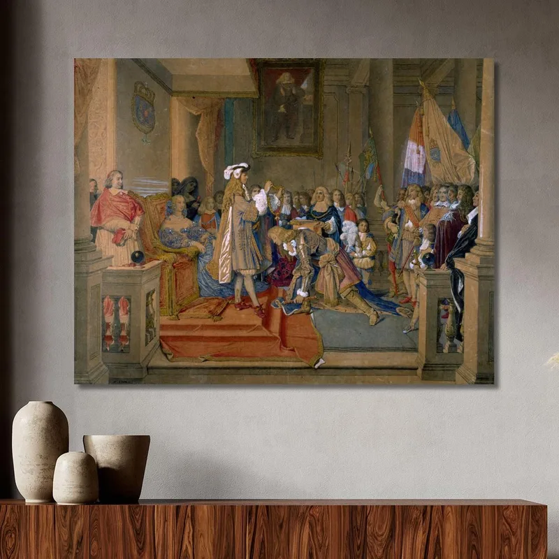 Marshal Berwick Receiving The Golden Fleece Jean Auguste Dominique Ingres