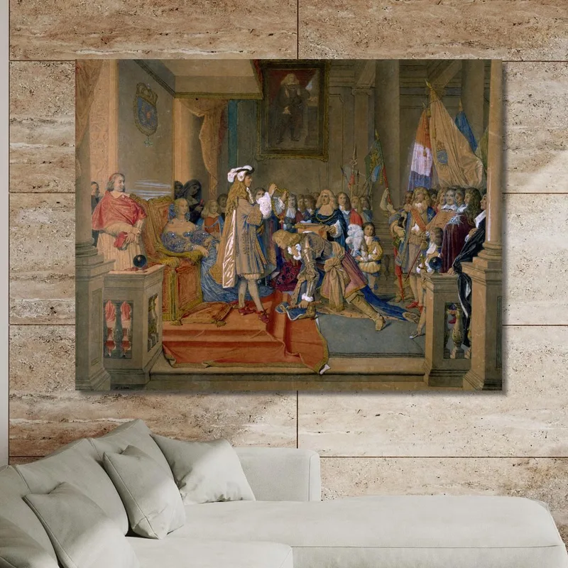Marshal Berwick Receiving The Golden Fleece Jean Auguste Dominique Ingres