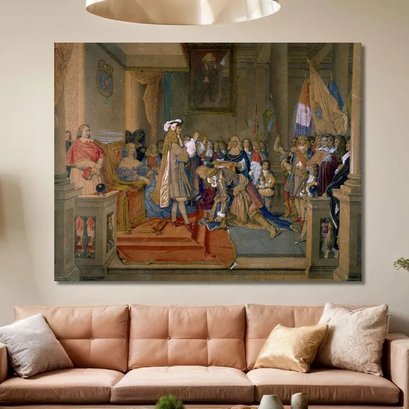 Marshal Berwick Receiving The Golden Fleece Jean Auguste Dominique Ingres