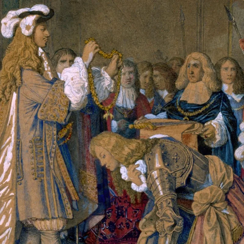 Marshal Berwick Receiving The Golden Fleece Jean Auguste Dominique Ingres