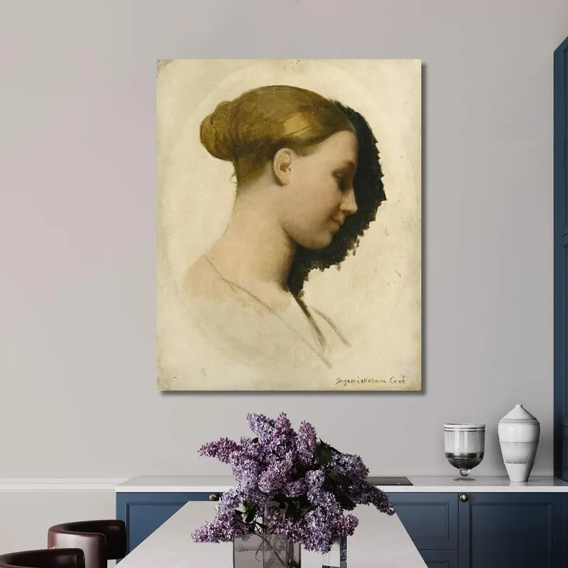 Mrs. Edmond Cavé Marie-Élisabeth Blavot Born Jean Auguste Dominique Ingres