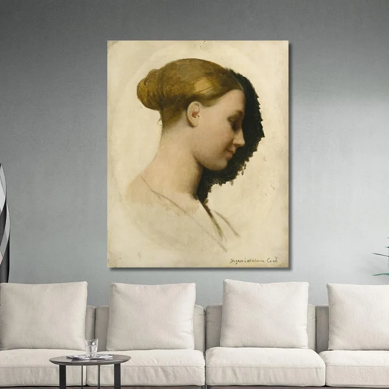 Mrs. Edmond Cavé Marie-Élisabeth Blavot Born Jean Auguste Dominique Ingres