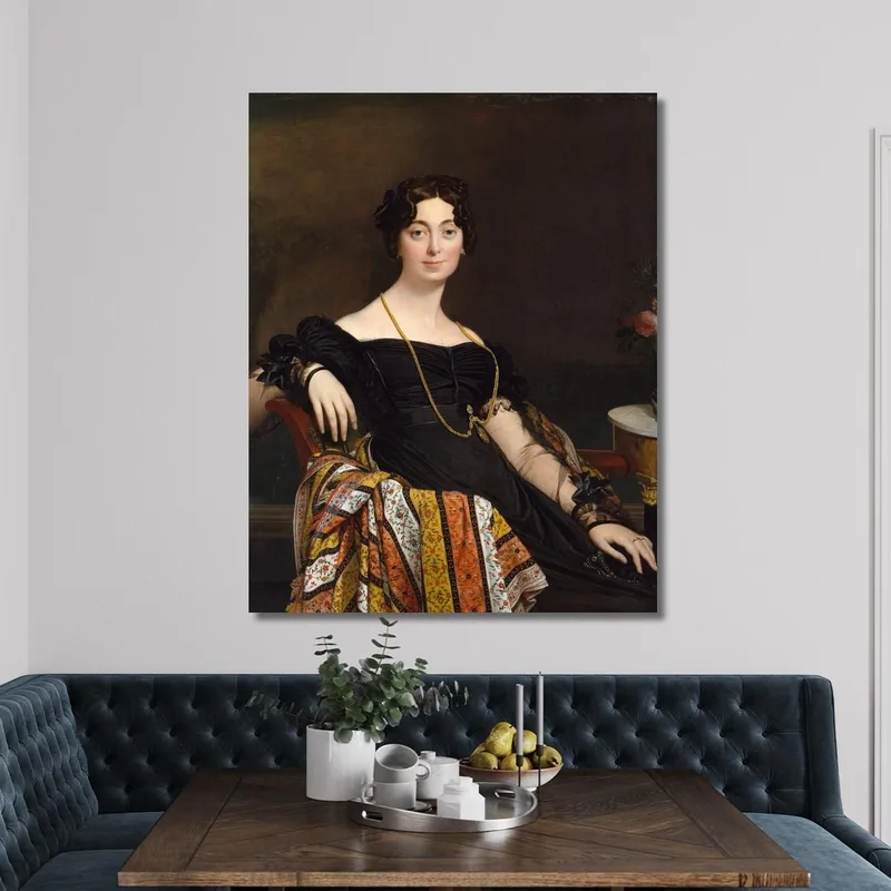 Mrs. Jacques-Louis Leblanc Françoise Poncelle Jean Auguste Dominique Ingres