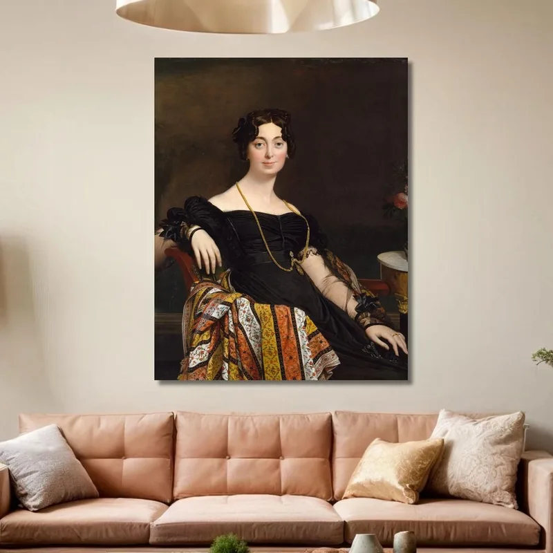 Mrs. Jacques-Louis Leblanc Françoise Poncelle Jean Auguste Dominique Ingres