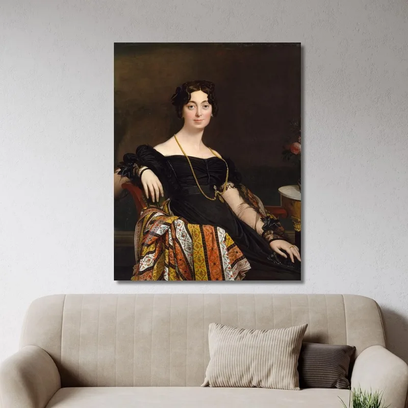 Mrs. Jacques-Louis Leblanc Françoise Poncelle Jean Auguste Dominique Ingres