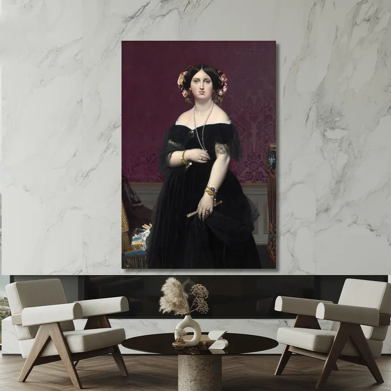 Mrs. Moitessier Jean Auguste Dominique Ingres