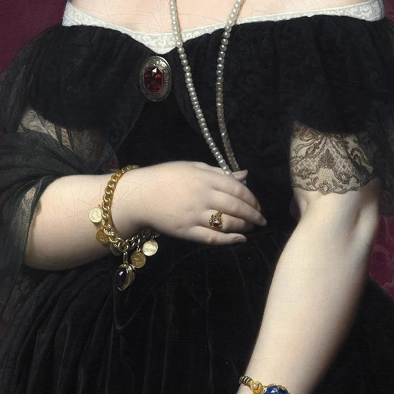 Mrs. Moitessier Jean Auguste Dominique Ingres