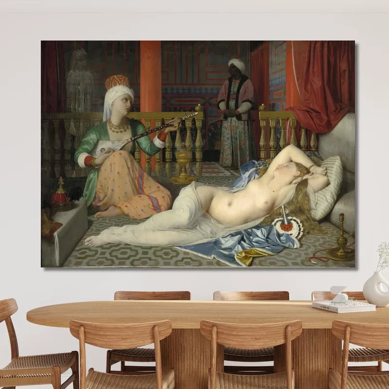 Odalisque Esclave Et Eunuque Jean Auguste Dominique Ingres