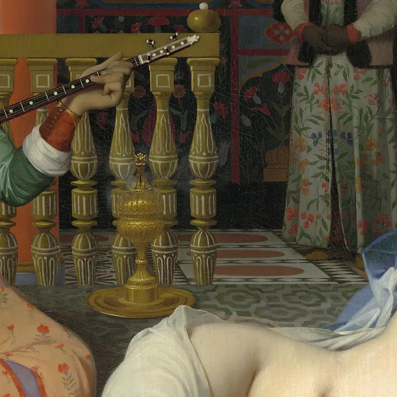 Odalisque Esclave Et Eunuque Jean Auguste Dominique Ingres