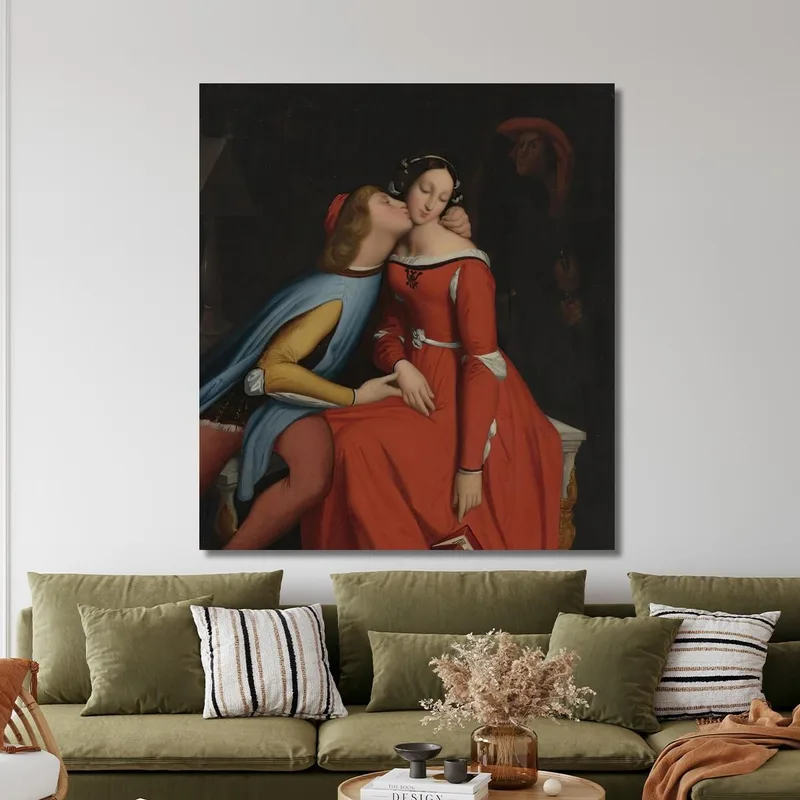 Paolo And Francesca Jean Auguste Dominique Ingres