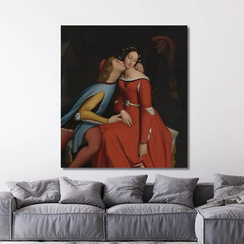 Paolo And Francesca Jean Auguste Dominique Ingres