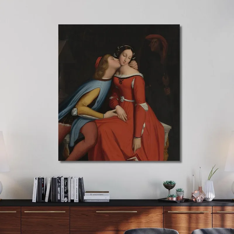 Paolo And Francesca Jean Auguste Dominique Ingres