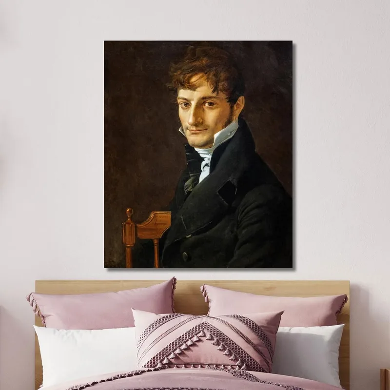 Portrait Of Belveze-Foulon Jean Auguste Dominique Ingres