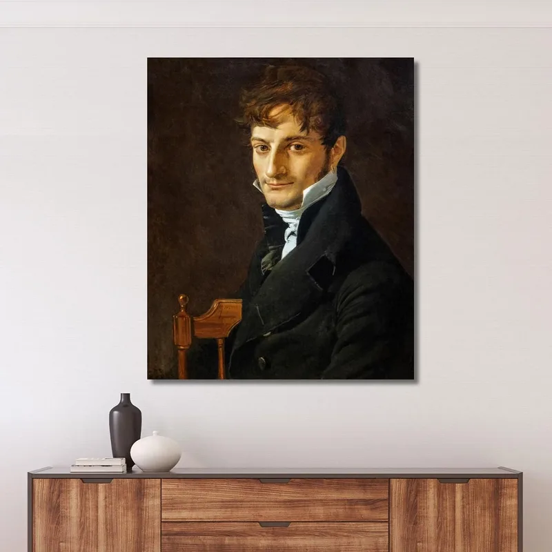 Portrait Of Belveze-Foulon Jean Auguste Dominique Ingres