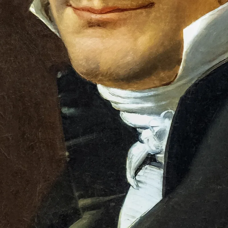 Portrait Of Belveze-Foulon Jean Auguste Dominique Ingres