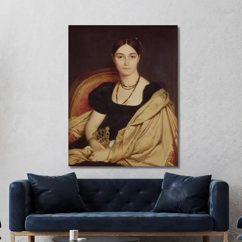 Portrait Of Madame Duvaucey Jean Auguste Dominique Ingres