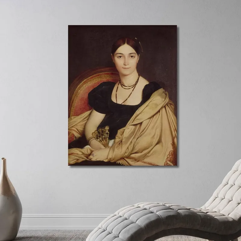 Portrait Of Madame Duvaucey Jean Auguste Dominique Ingres