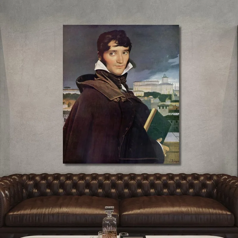 Porträt Von François Marius Granet Jean Auguste Dominique Ingres