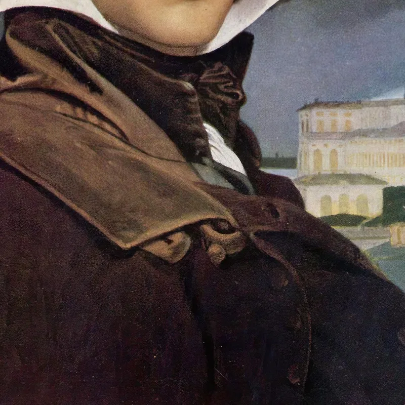 Porträt Von François Marius Granet Jean Auguste Dominique Ingres
