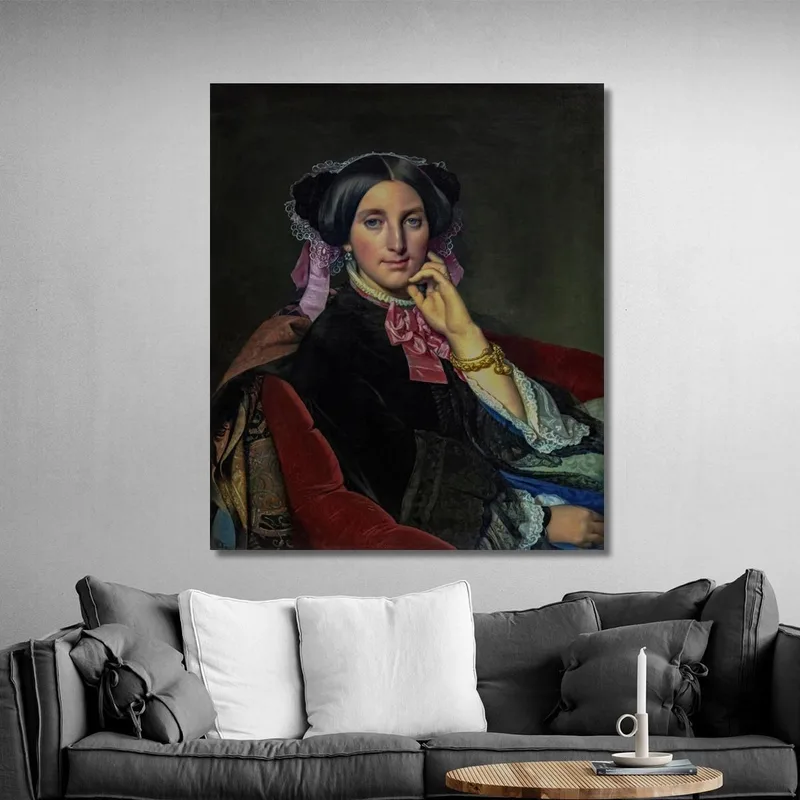 Portrait Of Madame Gonse Jean Auguste Dominique Ingres