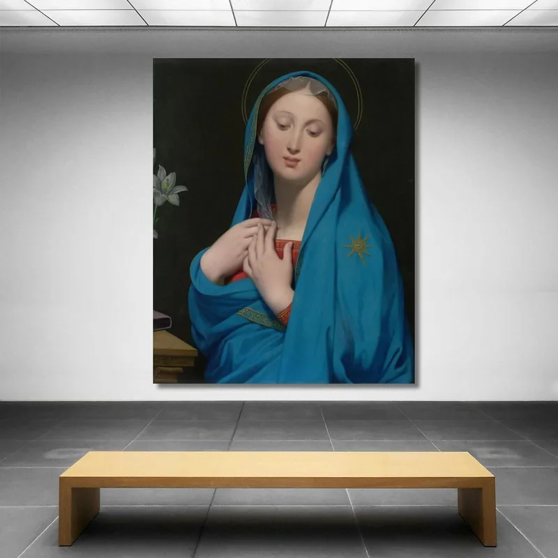 Virgin Of The Adoption Jean Auguste Dominique Ingres