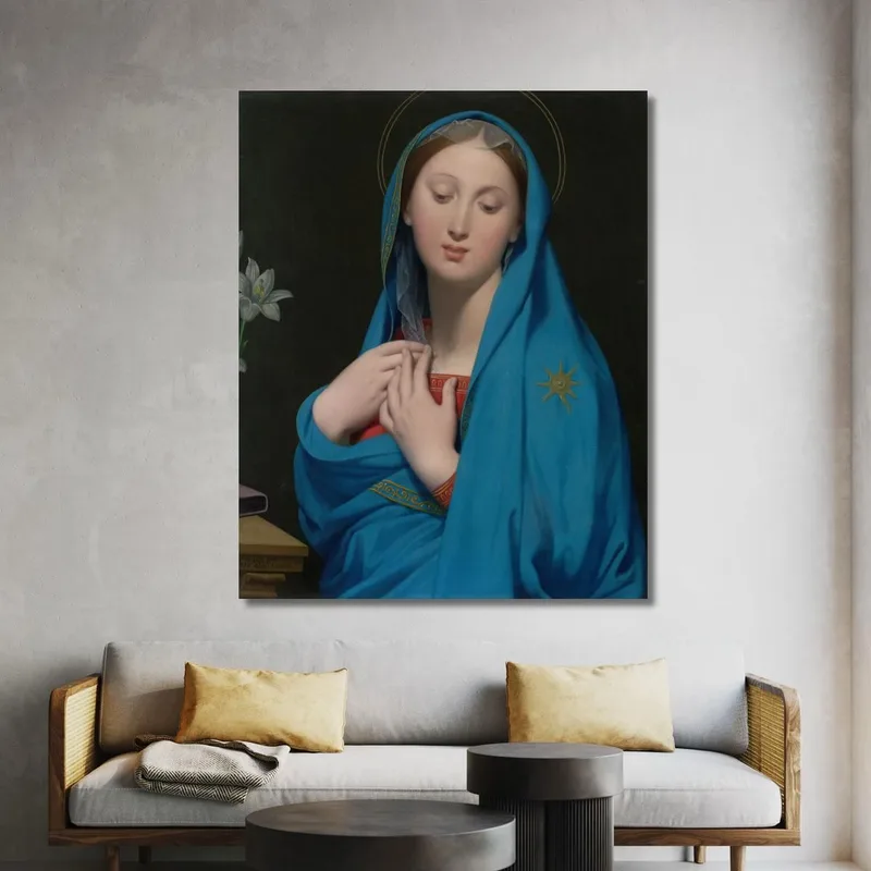 Virgin Of The Adoption Jean Auguste Dominique Ingres