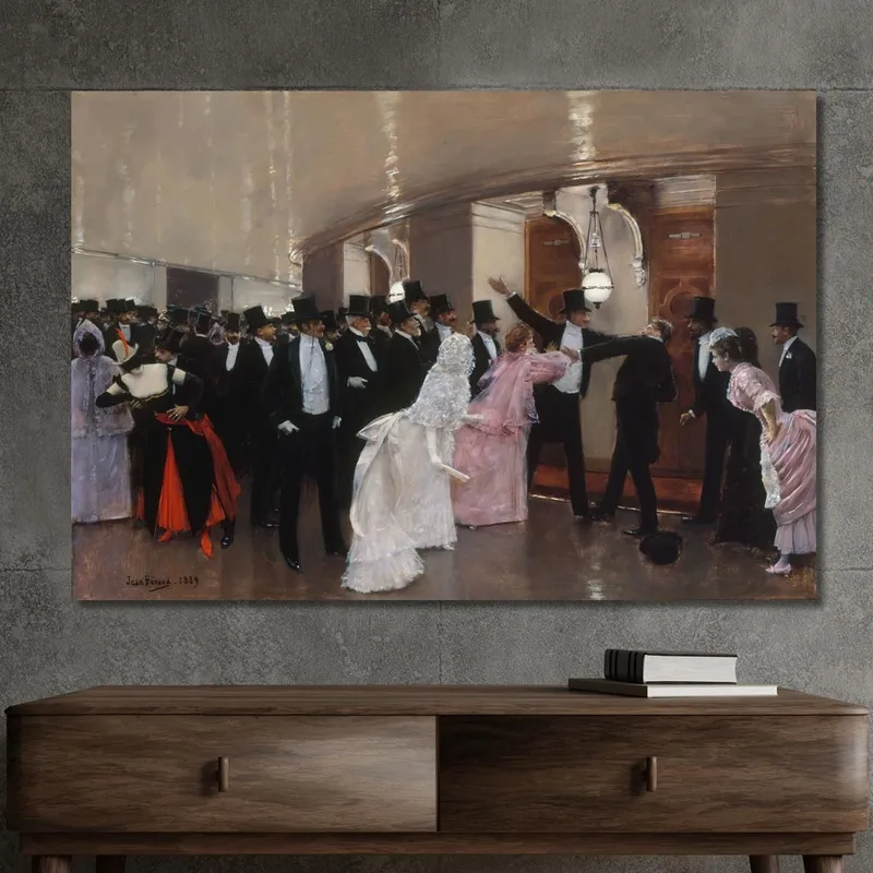 Alterazione Nei Corridoi Dell'Opera Jean Béraud