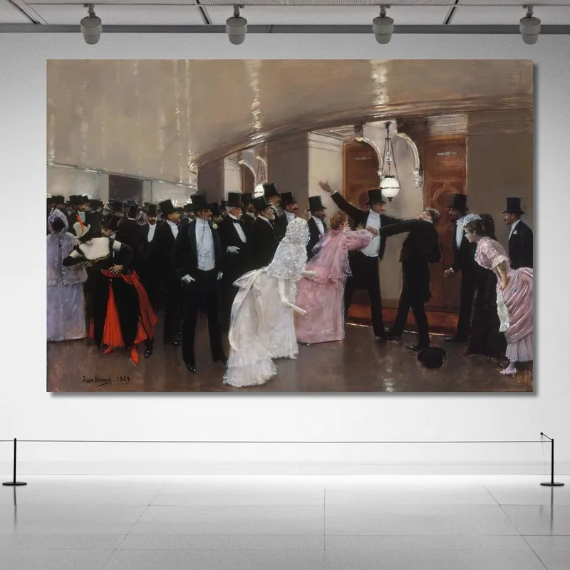 Alterazione Nei Corridoi Dell'Opera Jean Béraud